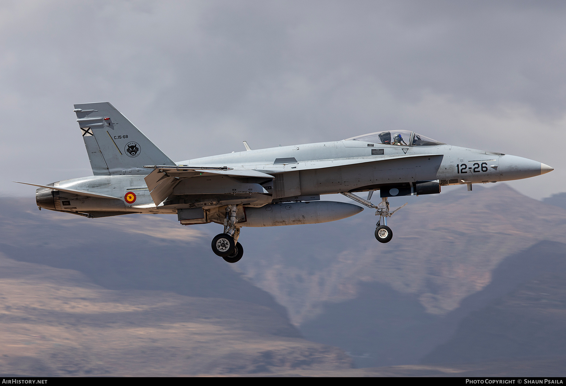 Aircraft Photo of C.15-68 | McDonnell Douglas EF-18M Hornet | Spain - Air Force | AirHistory.net #407215