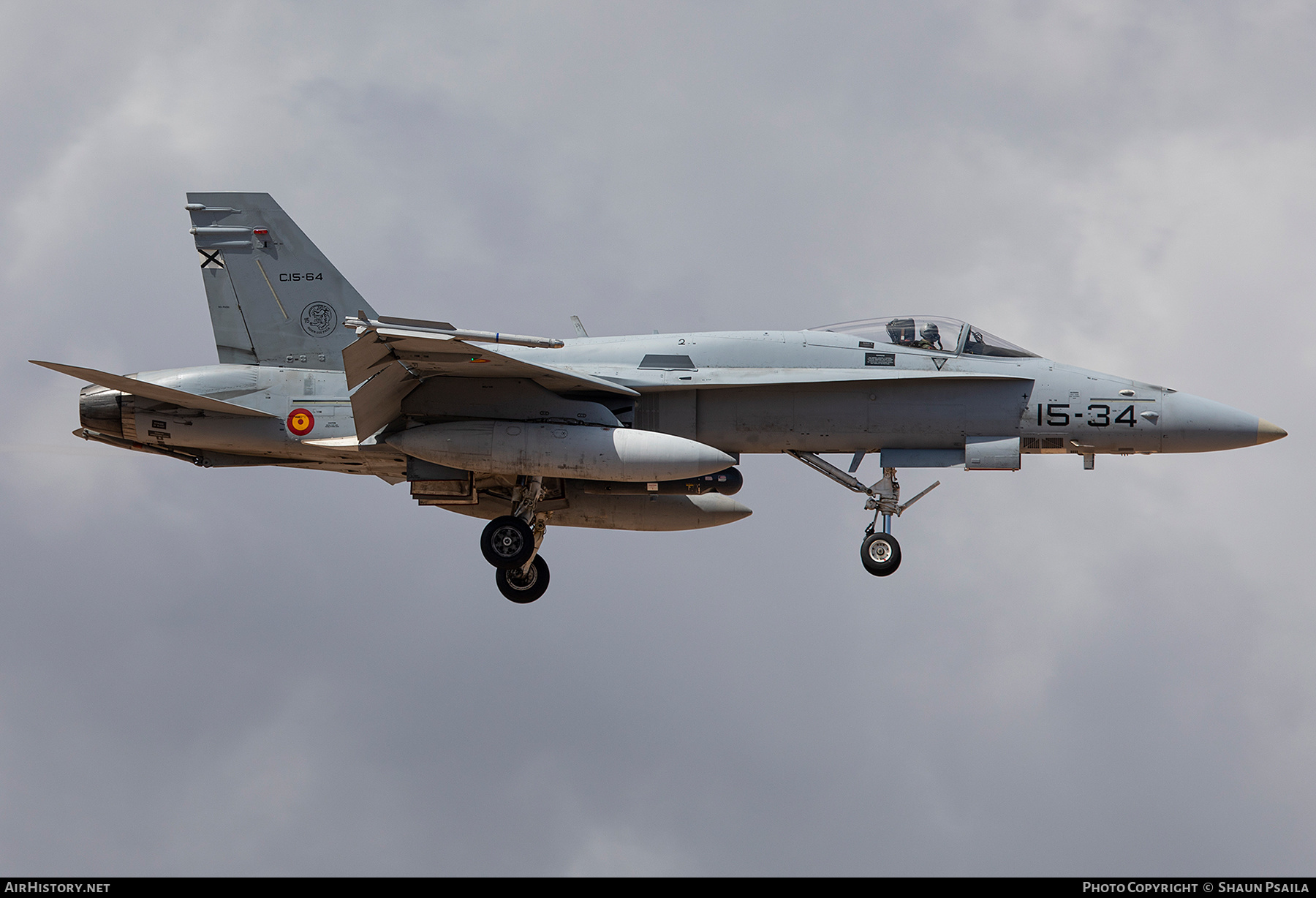 Aircraft Photo of C.15-64 | McDonnell Douglas EF-18M Hornet | Spain - Air Force | AirHistory.net #407217