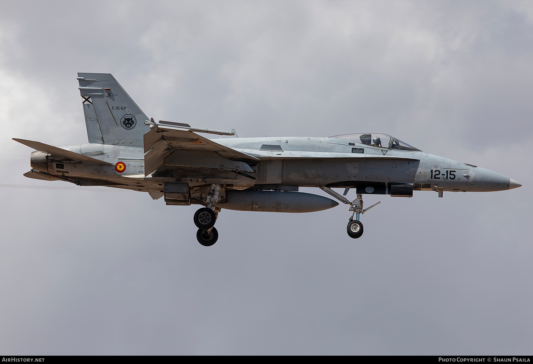 Aircraft Photo of C.15-57 | McDonnell Douglas EF-18M Hornet | Spain - Air Force | AirHistory.net #407219