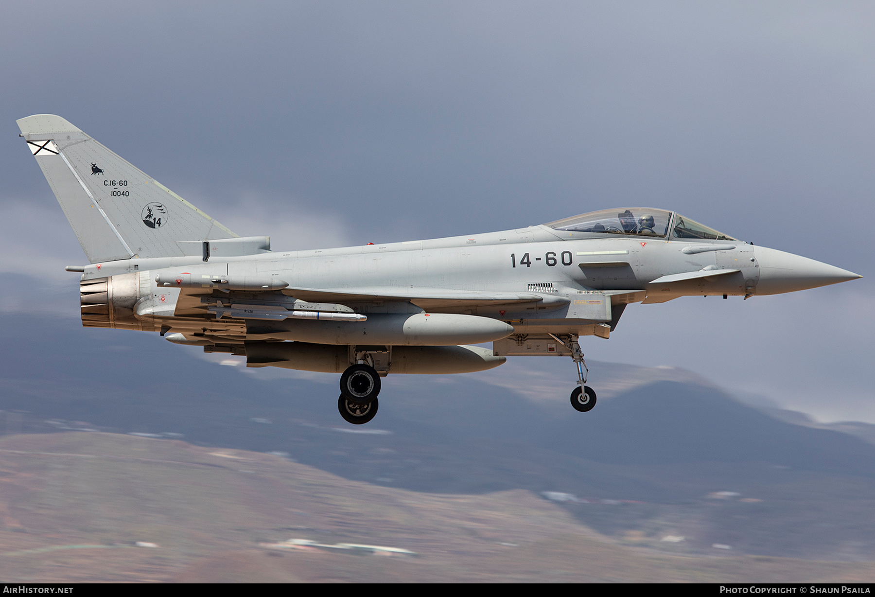 Aircraft Photo of C.16-60 | Eurofighter EF-2000 Typhoon | Spain - Air Force | AirHistory.net #407220