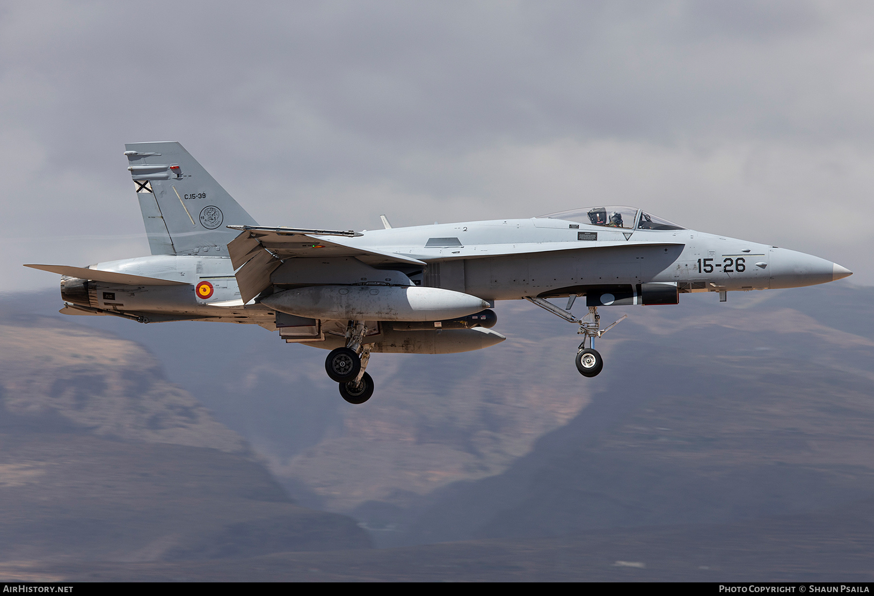 Aircraft Photo of C.15-39 | McDonnell Douglas EF-18A Hornet | Spain - Air Force | AirHistory.net #407225