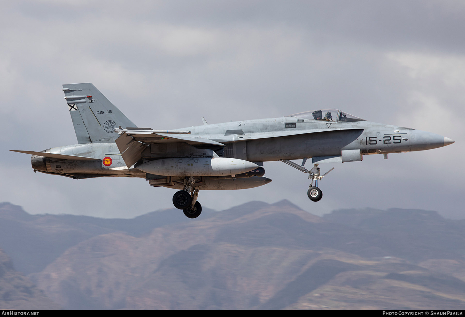 Aircraft Photo of C.15-38 | McDonnell Douglas EF-18M Hornet | Spain - Air Force | AirHistory.net #407228