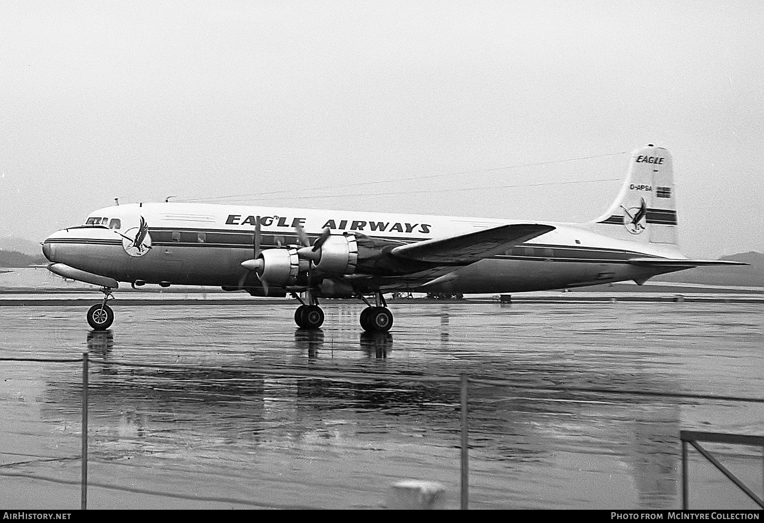 Aircraft Photo of G-APSA | Douglas DC-6A(C) | Eagle Airways | AirHistory.net #407263