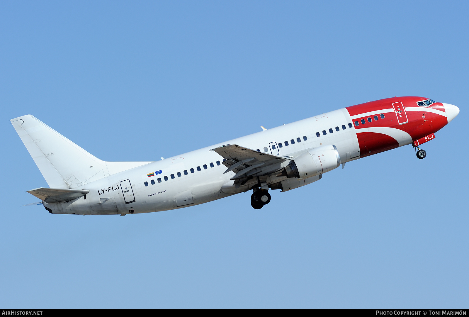 Aircraft Photo of LY-FLJ | Boeing 737-3K2 | AirHistory.net #407283