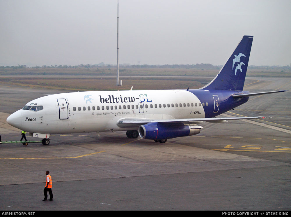 Aircraft Photo of F-GHXL | Boeing 737-2S3/Adv | Bellview Airlines | AirHistory.net #407295