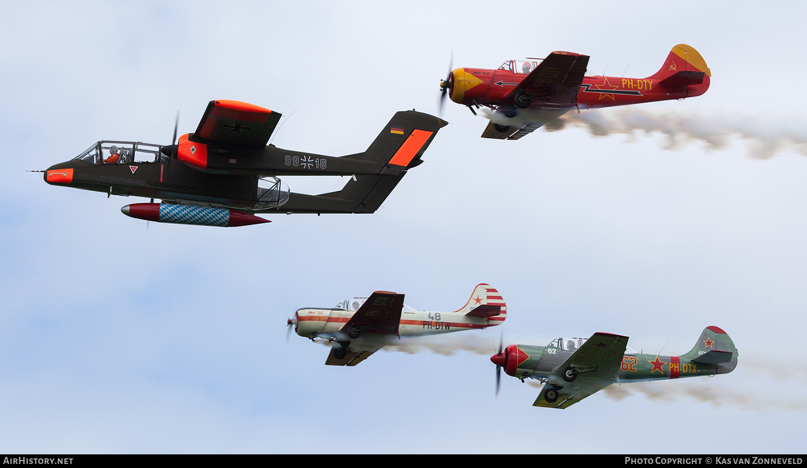 Aircraft Photo of PH-DTW | Yakovlev Yak-52 | Soviet Union - DOSAAF | AirHistory.net #407309