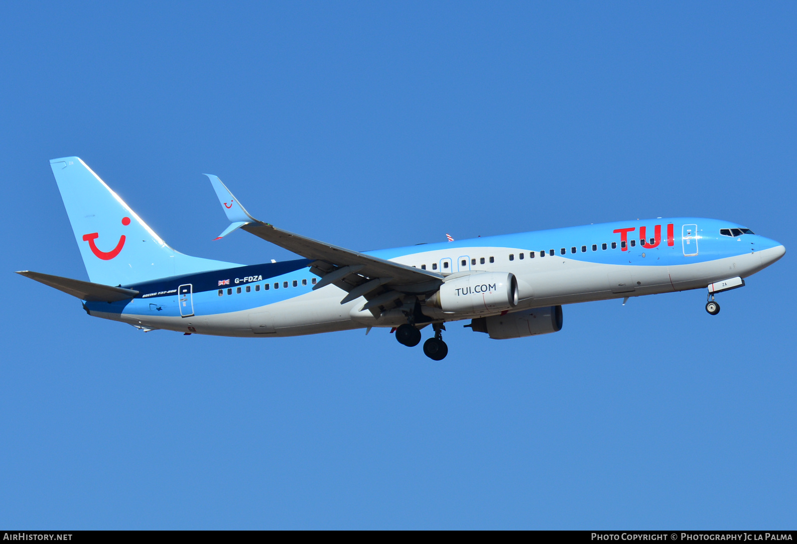 Aircraft Photo of G-FDZA | Boeing 737-8K5 | TUI | AirHistory.net #407312