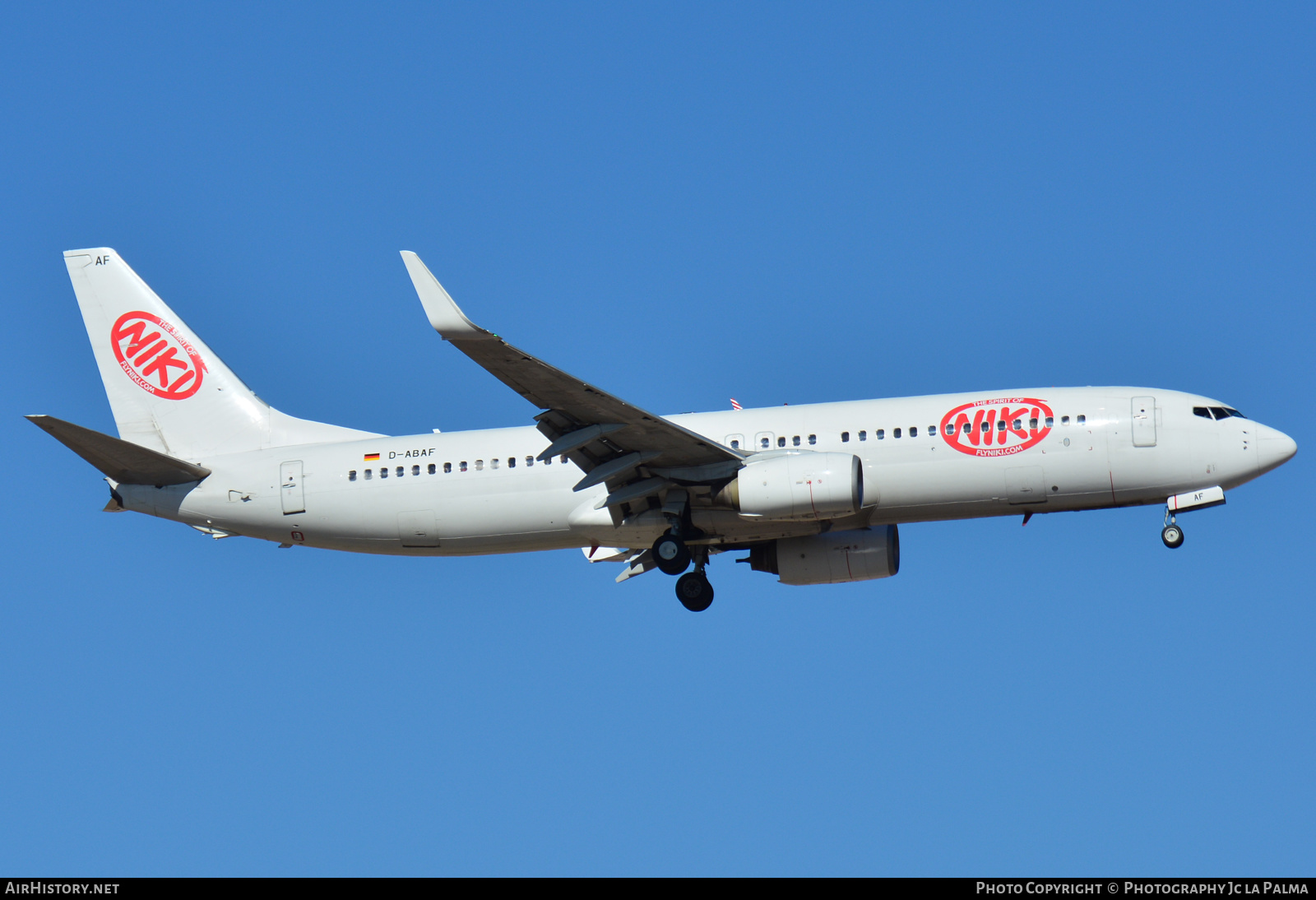Aircraft Photo of D-ABAF | Boeing 737-86J | Niki | AirHistory.net #407313
