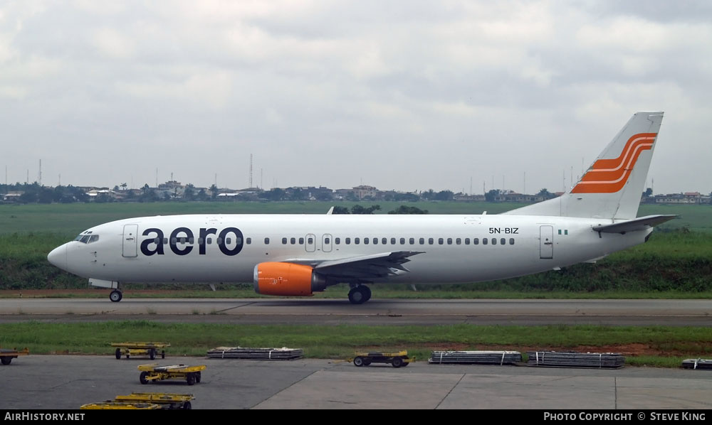 Aircraft Photo of 5N-BIZ | Boeing 737-4B7 | AeroContractors of Nigeria | AirHistory.net #407329