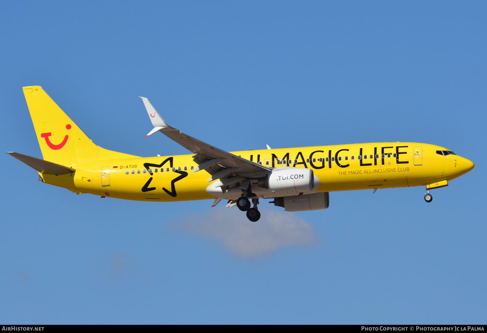 Aircraft Photo of D-ATUG | Boeing 737-8K5 | TUI | AirHistory.net #407334