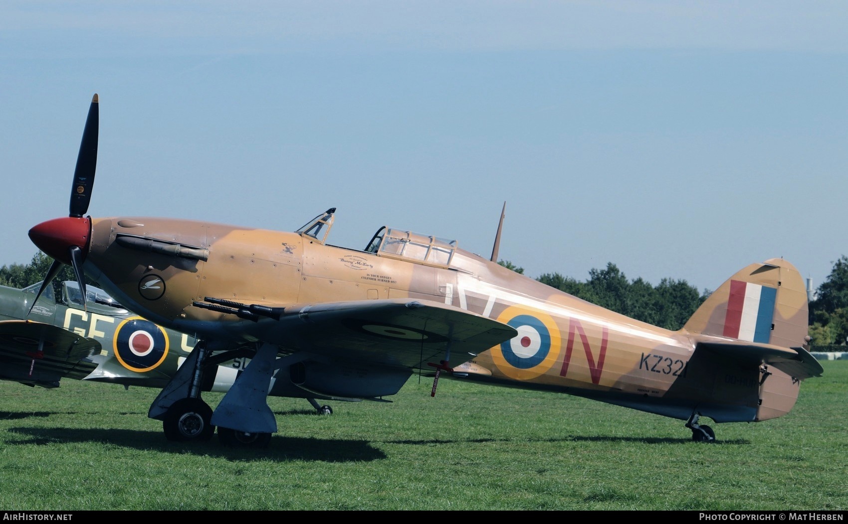 Aircraft Photo of OO-HUR / KZ321 | Hawker Hurricane Mk4 | UK - Air Force | AirHistory.net #407370