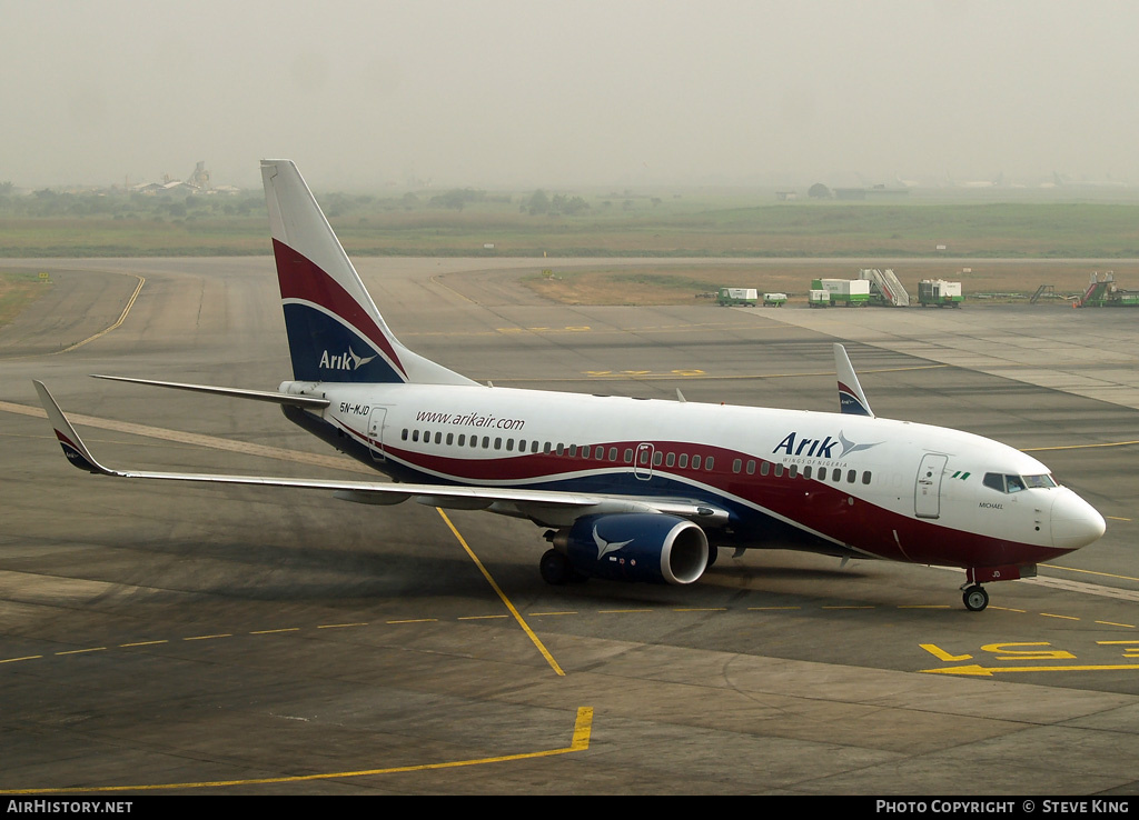 Aircraft Photo of 5N-MJD | Boeing 737-7BD | Arik Air | AirHistory.net #407371