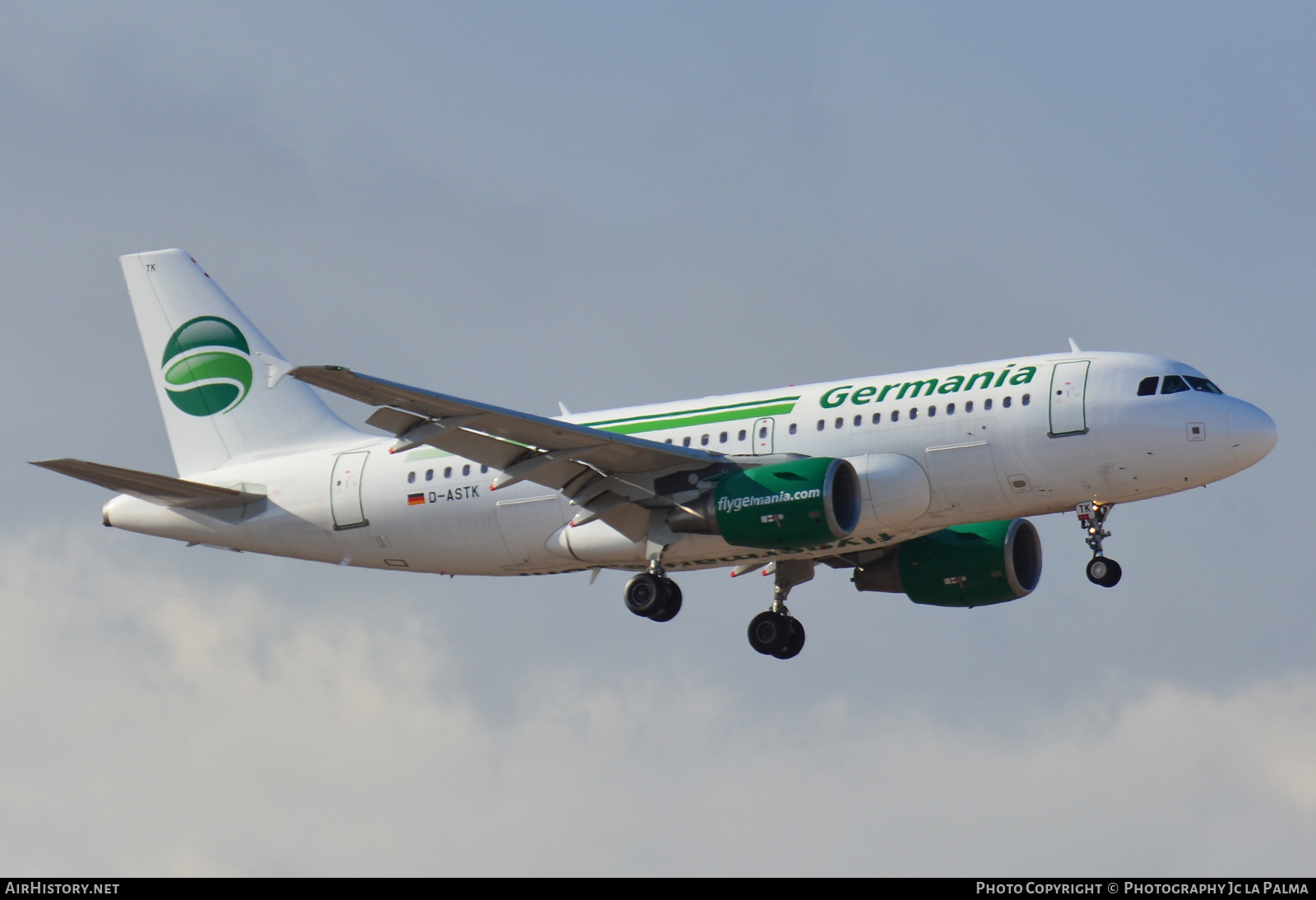 Aircraft Photo of D-ASTK | Airbus A319-112 | Germania | AirHistory.net #407378