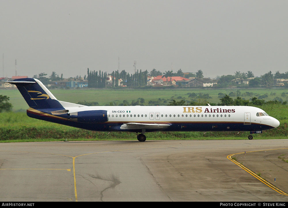 Aircraft Photo of 5N-CEO | Fokker 100 (F28-0100) | IRS Airlines | AirHistory.net #407379