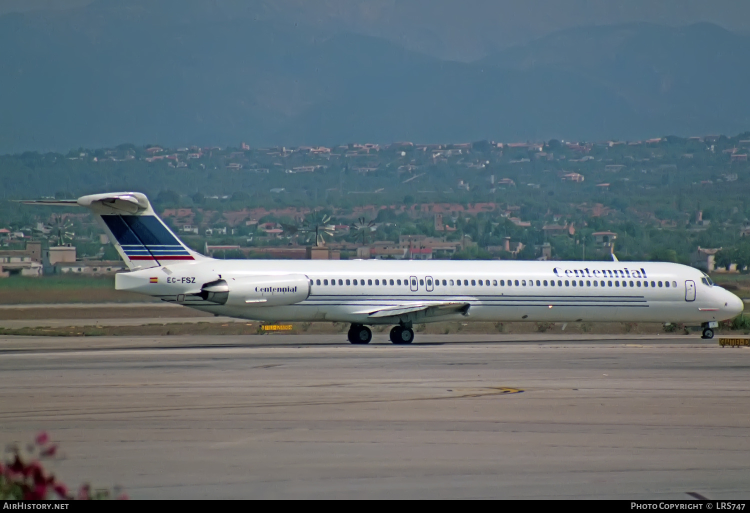 Aircraft Photo of EC-FSZ | McDonnell Douglas MD-83 (DC-9-83) | Centennial Airlines | AirHistory.net #407425