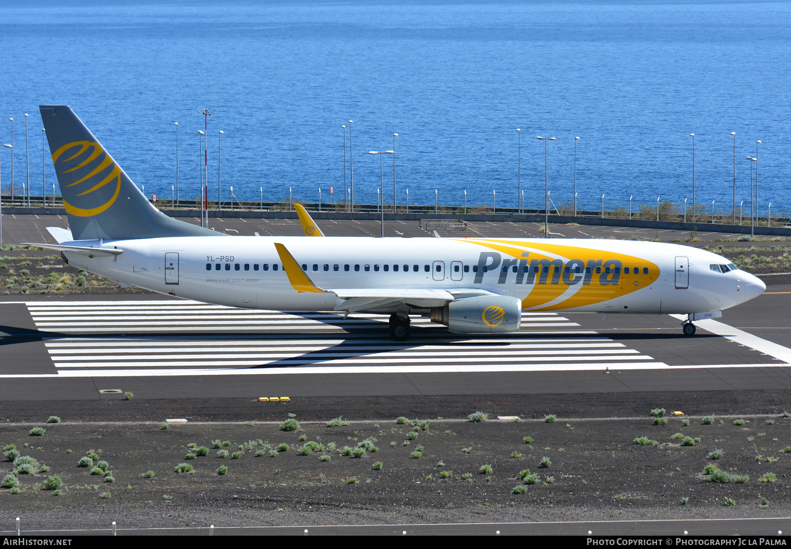 Aircraft Photo of YL-PSD | Boeing 737-86N | Primera Air | AirHistory.net #407426