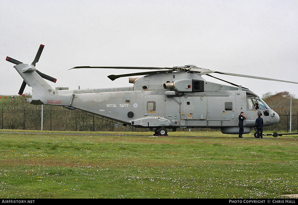 Aircraft Photo of ZH853 | EHI EH101-111 Merlin HM1 | UK - Navy | AirHistory.net #407430