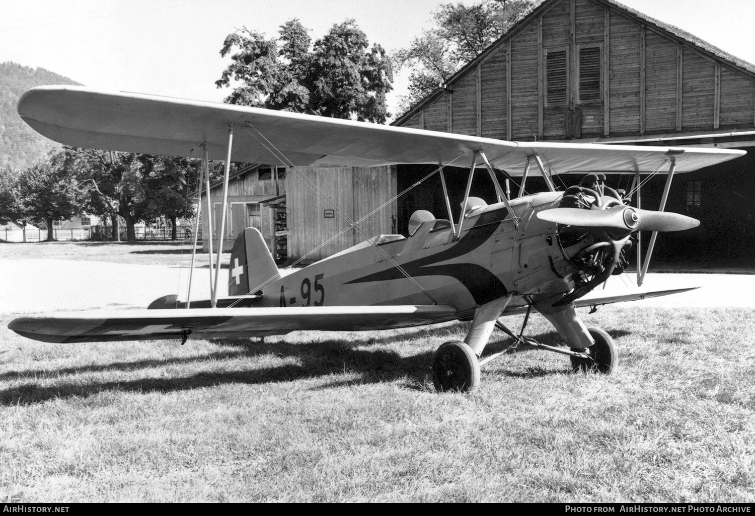 Aircraft Photo of A-95 | Focke-Wulf Fw-44F Stieglitz | Switzerland - Air Force | AirHistory.net #407434