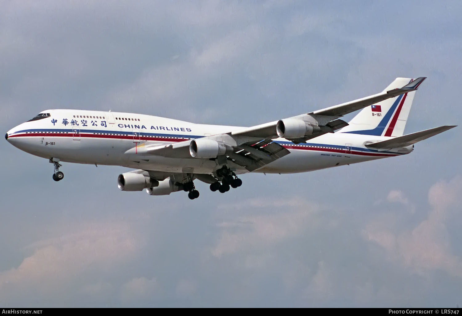 Aircraft Photo of B-161 | Boeing 747-409 | China Airlines | AirHistory.net #407435