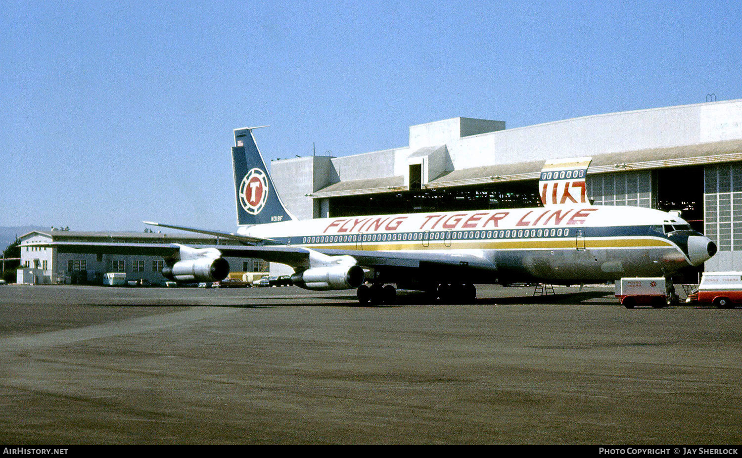 Aircraft Photo of N319F | Boeing 707-399C | Flying Tiger Line | AirHistory.net #407454