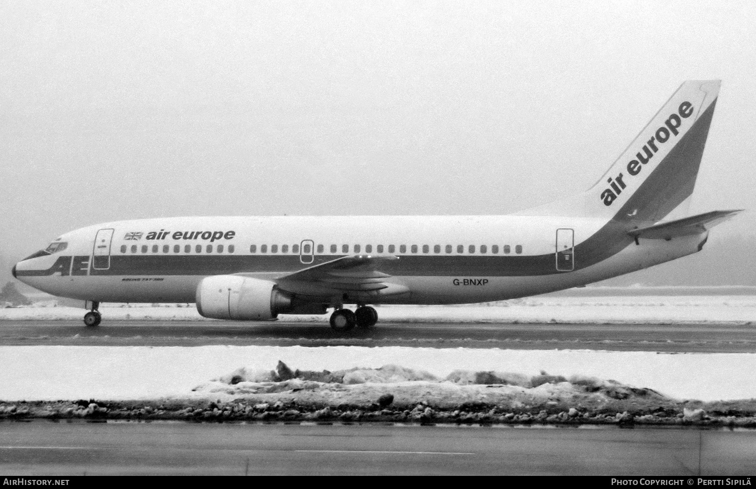Aircraft Photo of G-BNXP | Boeing 737-3S3 | Air Europe | AirHistory.net #407499