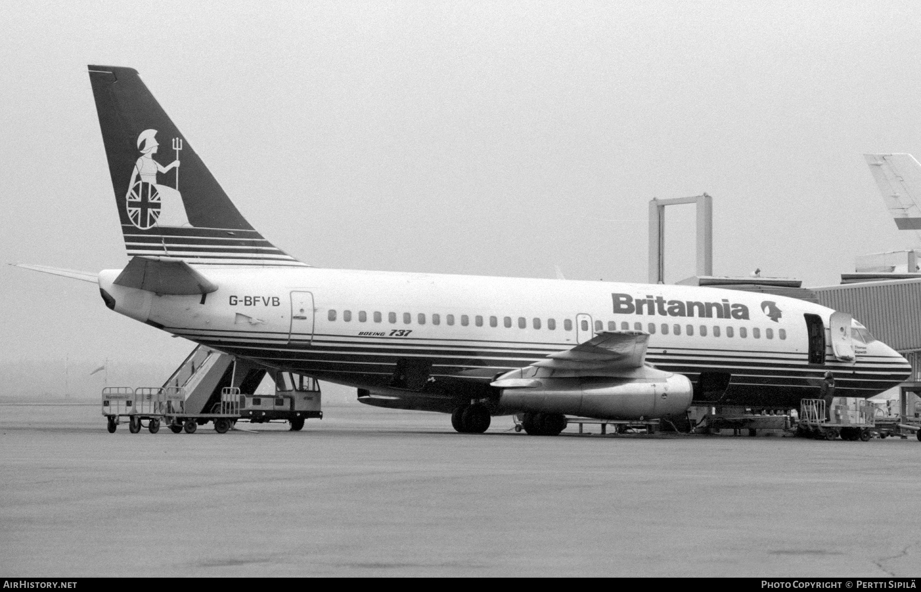 Aircraft Photo of G-BFVB | Boeing 737-204/Adv | Britannia Airways | AirHistory.net #407524