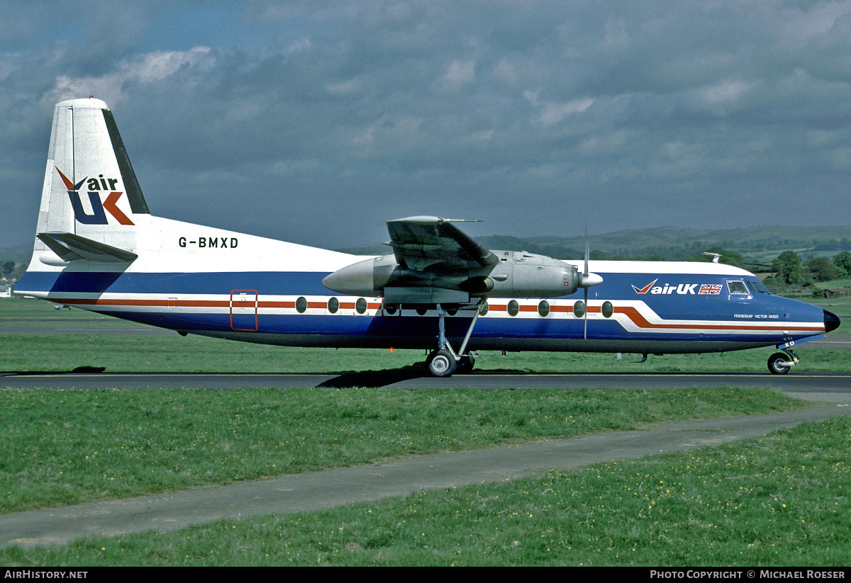 Aircraft Photo of G-BMXD | Fokker F27-500 Friendship | Air UK | AirHistory.net #407544