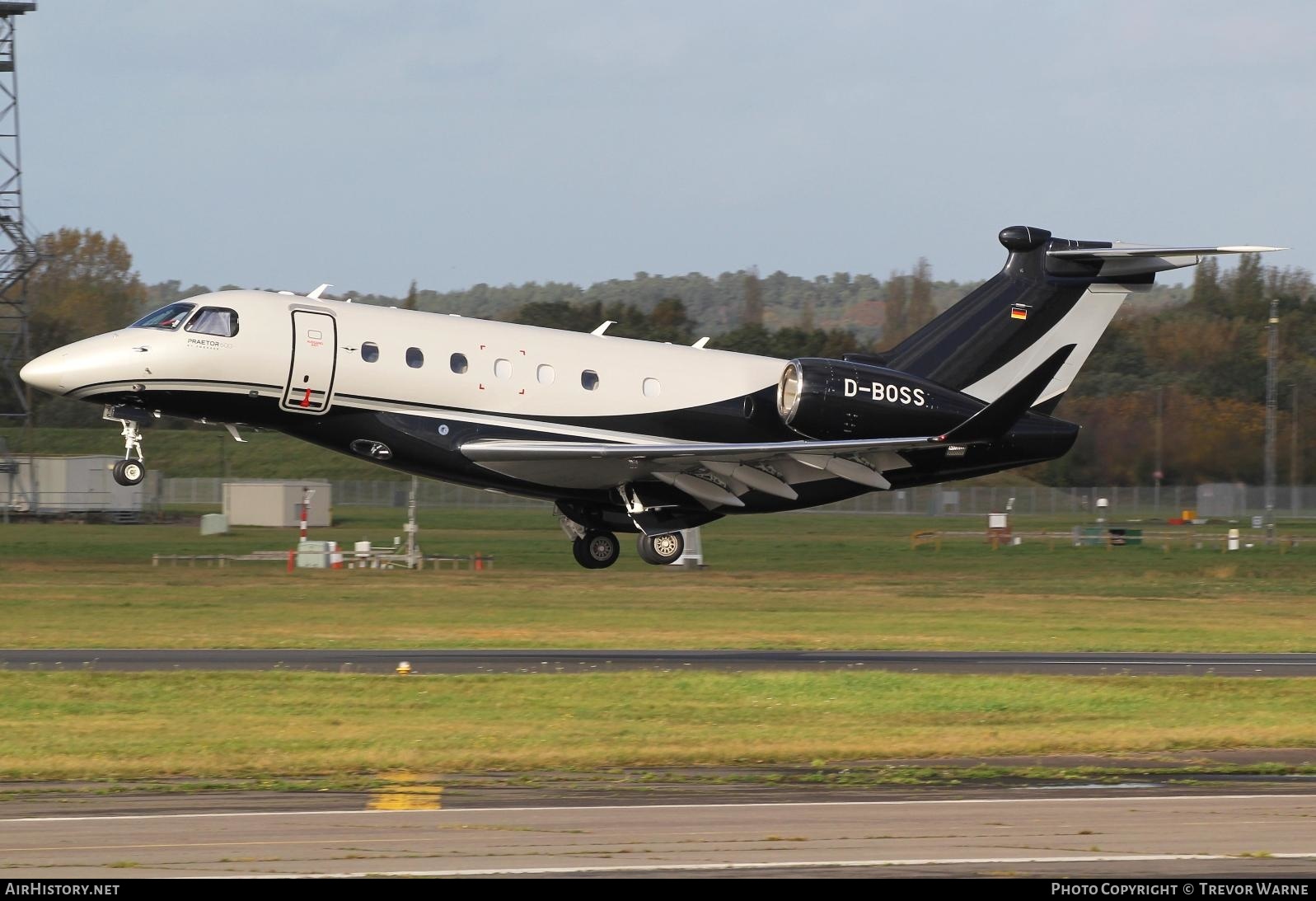 Aircraft Photo of D-BOSS | Embraer EMB-550 Praetor 600 | AirHistory.net #407549