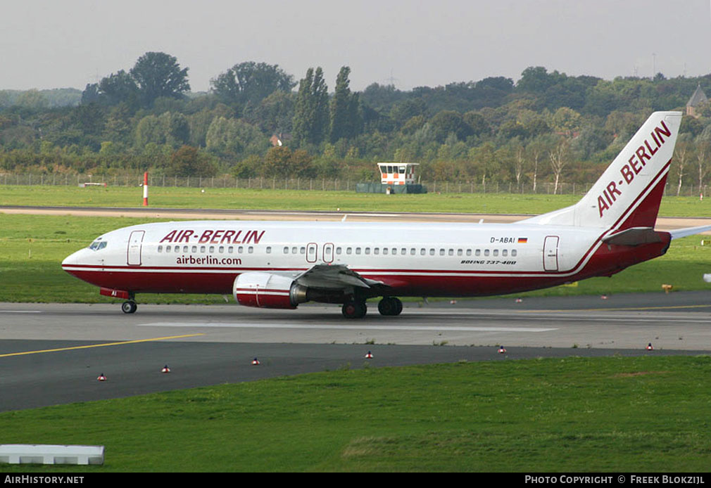 Aircraft Photo of D-ABAI | Boeing 737-46J | Air Berlin | AirHistory.net #407561