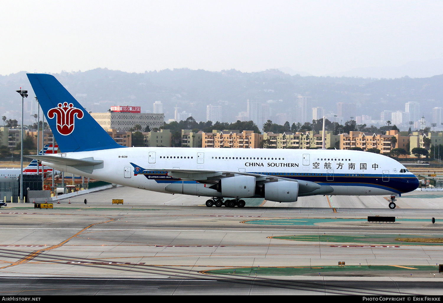 Aircraft Photo of B-6139 | Airbus A380-841 | China Southern Airlines | AirHistory.net #407568