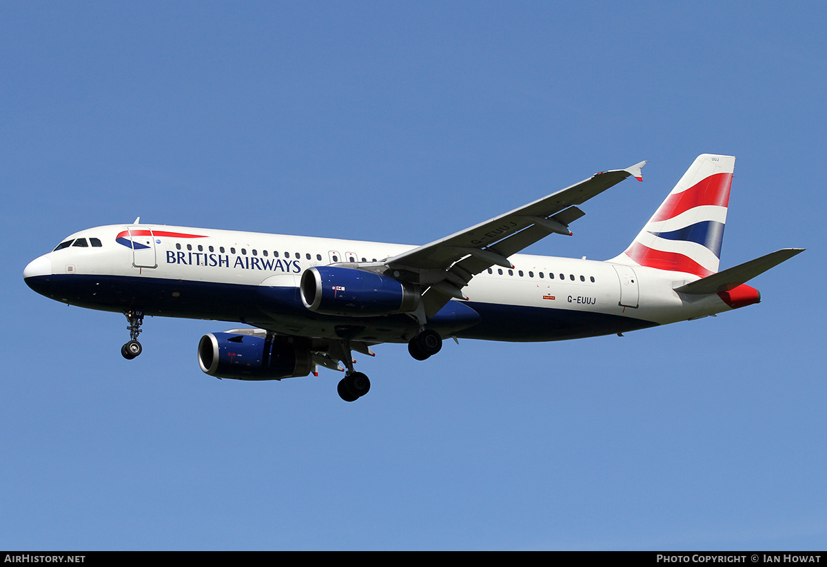 Aircraft Photo of G-EUUJ | Airbus A320-232 | British Airways | AirHistory.net #407577