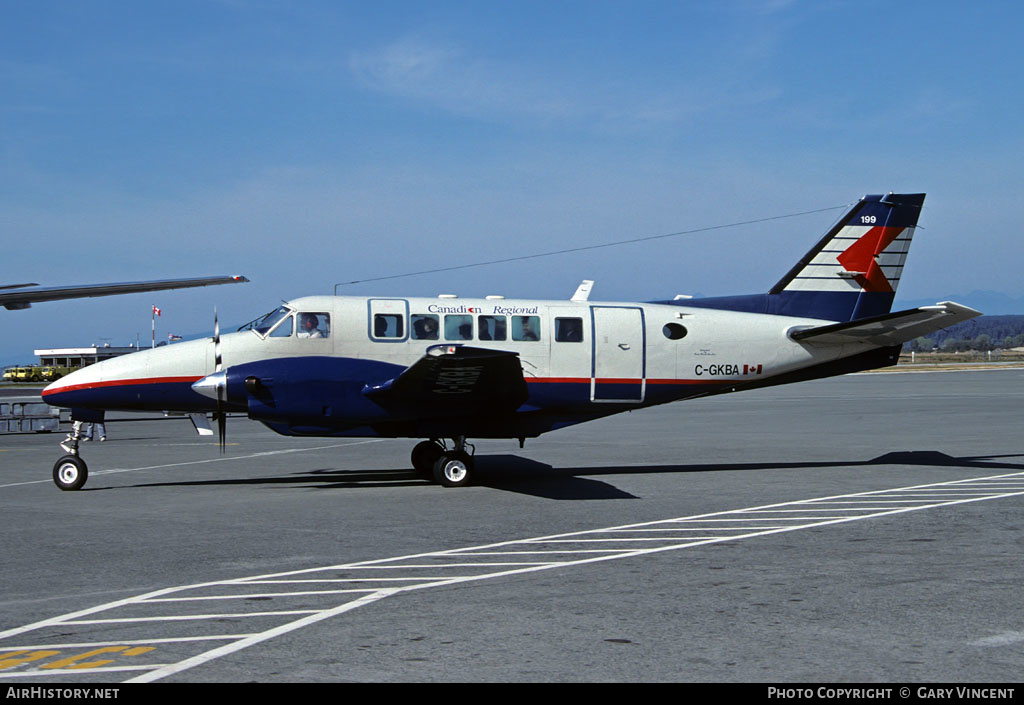 Aircraft Photo of C-GKBA | Beech 99 Airliner | Canadian Regional Airlines | AirHistory.net #407606