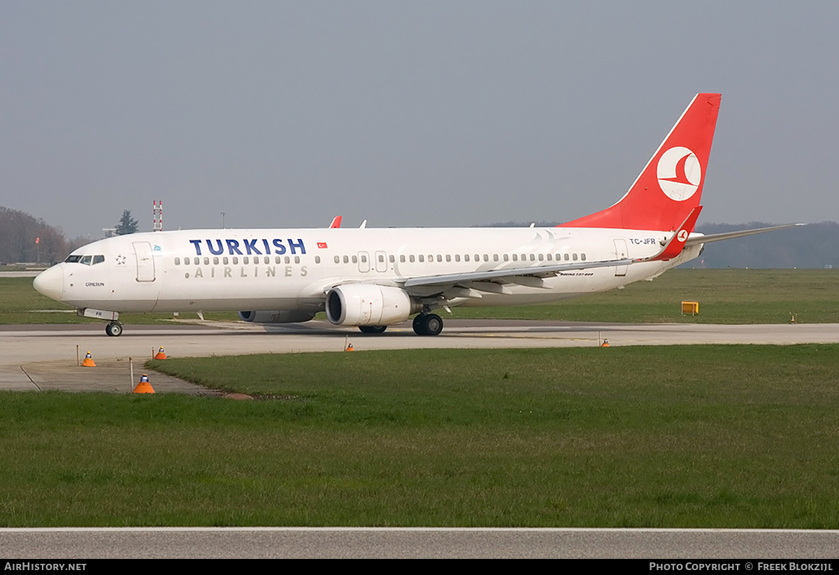 Aircraft Photo of TC-JFR | Boeing 737-8F2 | Turkish Airlines | AirHistory.net #407609