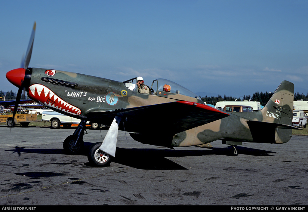 Aircraft Photo of C-GMUS | Cavalier F-51D Mustang 2 | AirHistory.net #407616