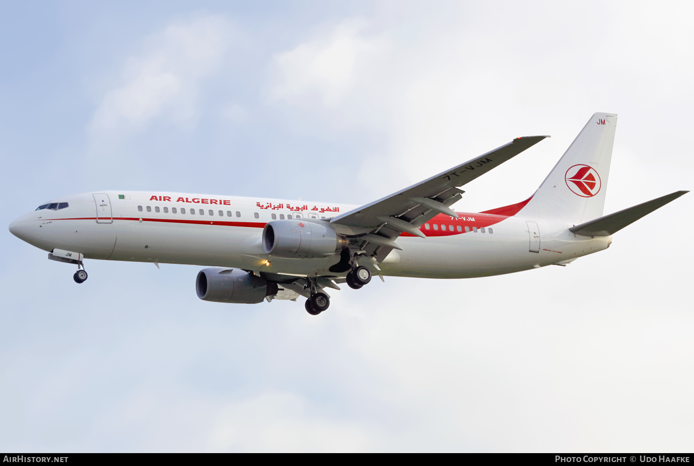 Aircraft Photo of 7T-VJM | Boeing 737-8D6 | Air Algérie | AirHistory.net #407638