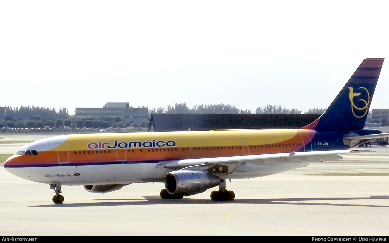 Aircraft Photo of 6Y-JMK | Airbus A300B4-203 | Air Jamaica | AirHistory.net #407645