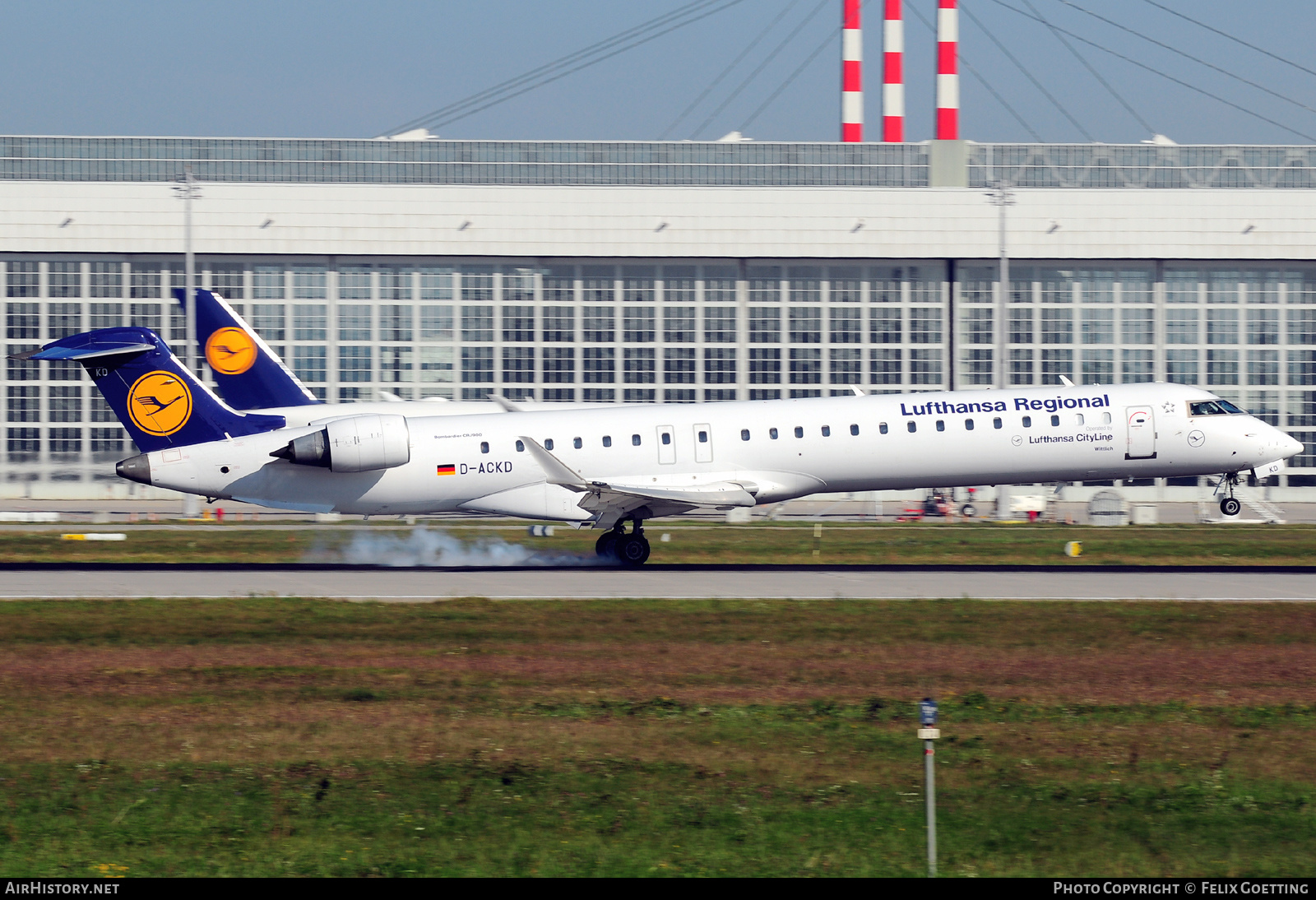 Aircraft Photo of D-ACKD | Bombardier CRJ-900ER (CL-600-2D24) | Lufthansa Regional | AirHistory.net #407669