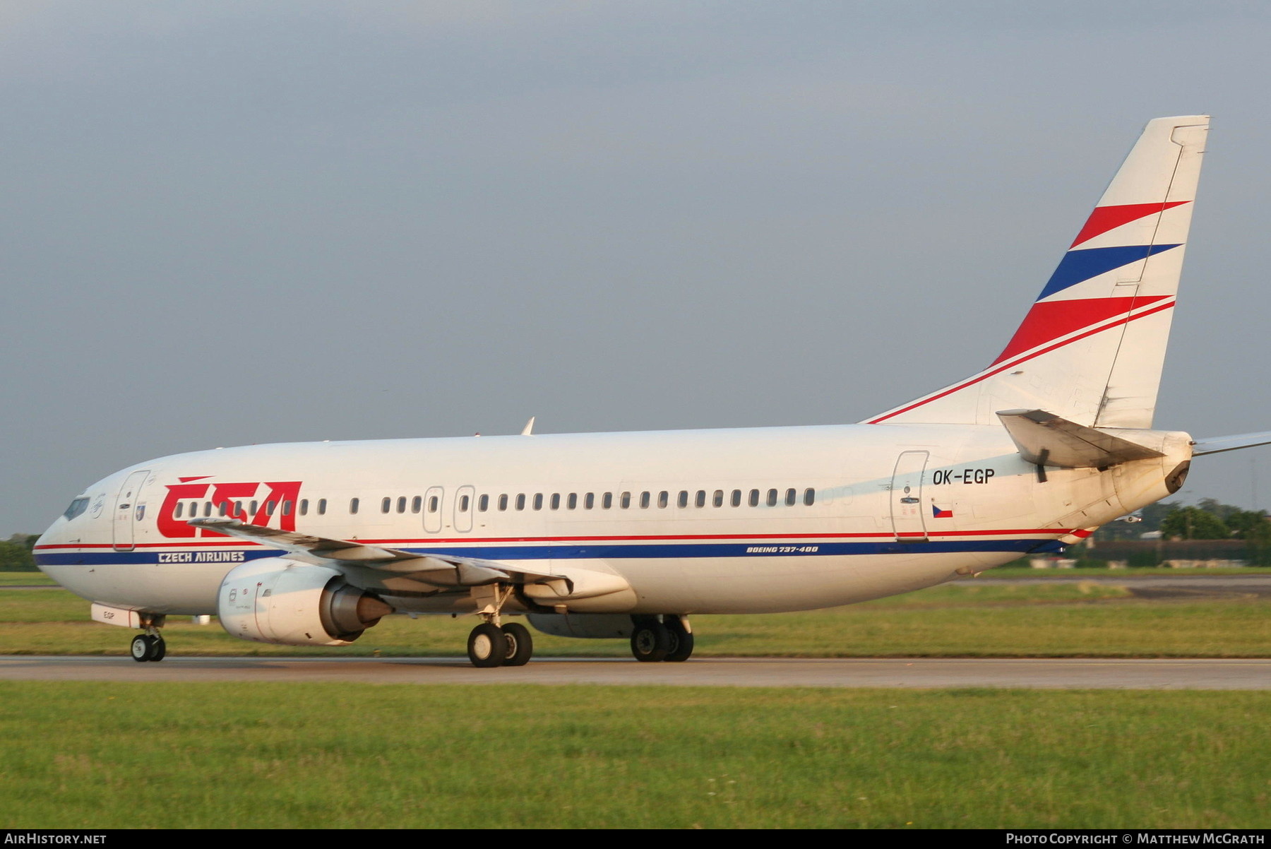 Aircraft Photo of OK-EGP | Boeing 737-45S | ČSA - Czech Airlines | AirHistory.net #407693