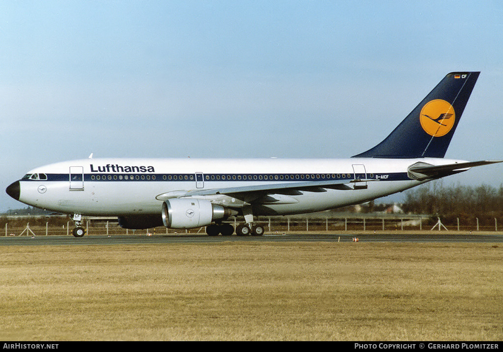 Aircraft Photo of D-AICF | Airbus A310-203 | Lufthansa | AirHistory.net #407700