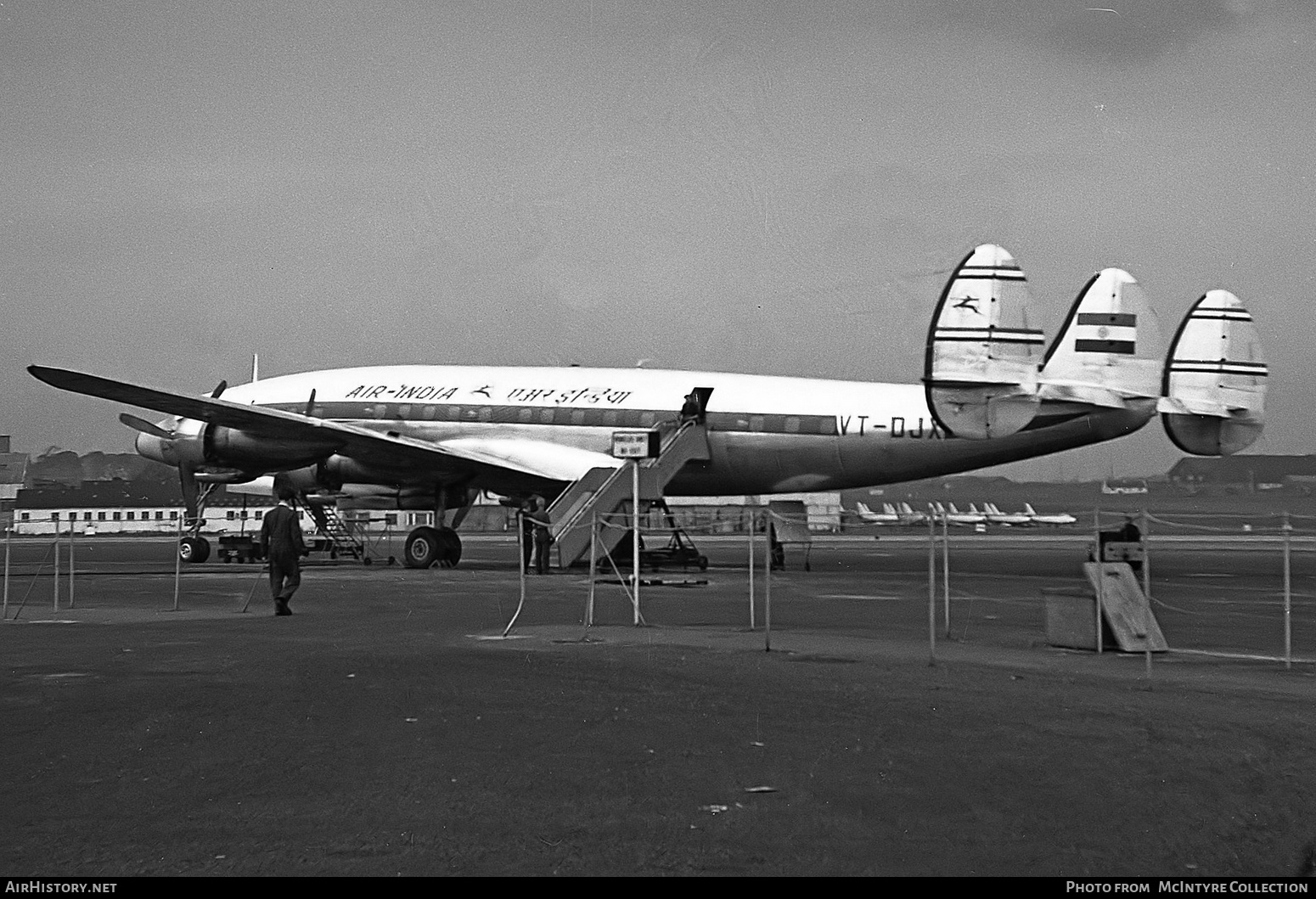Aircraft Photo of VT-DJX | Lockheed L-1049G Super Constellation | Air India | AirHistory.net #407729