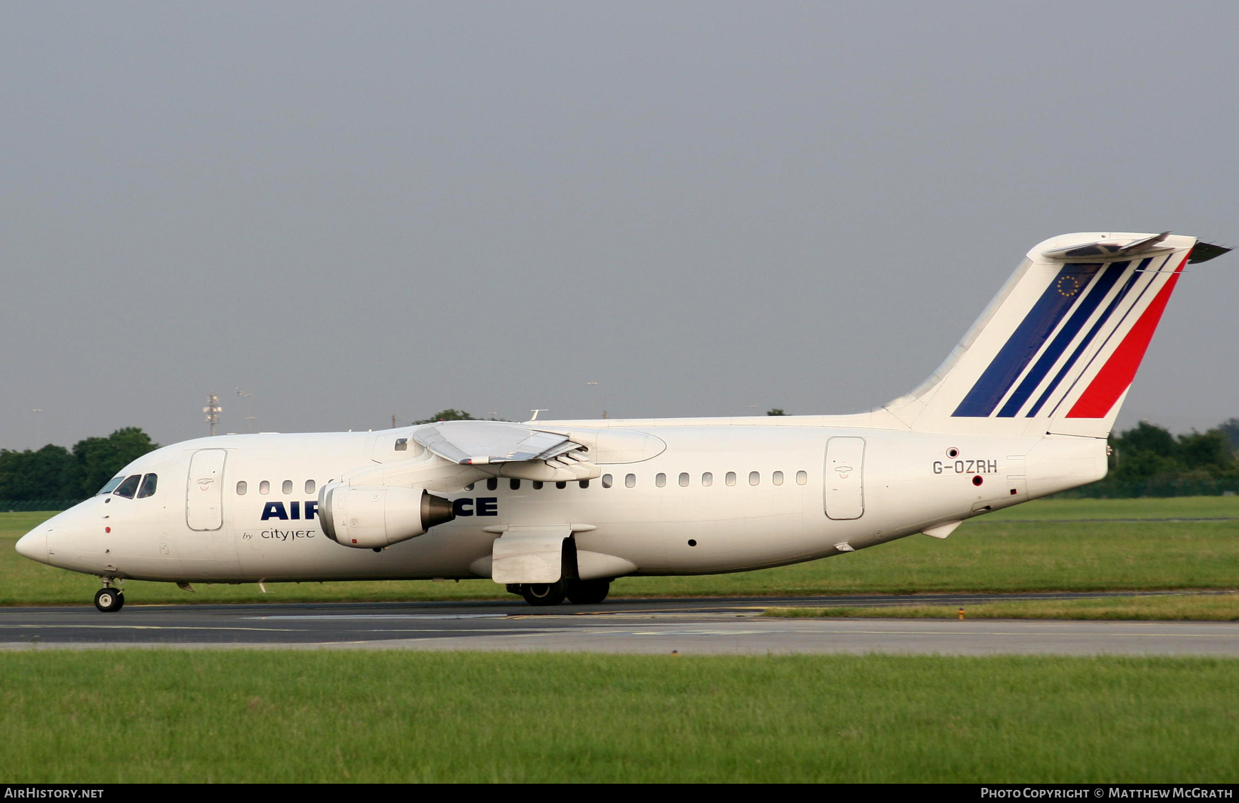 Aircraft Photo of G-OZRH | British Aerospace BAe-146-200 | Air France | AirHistory.net #407737