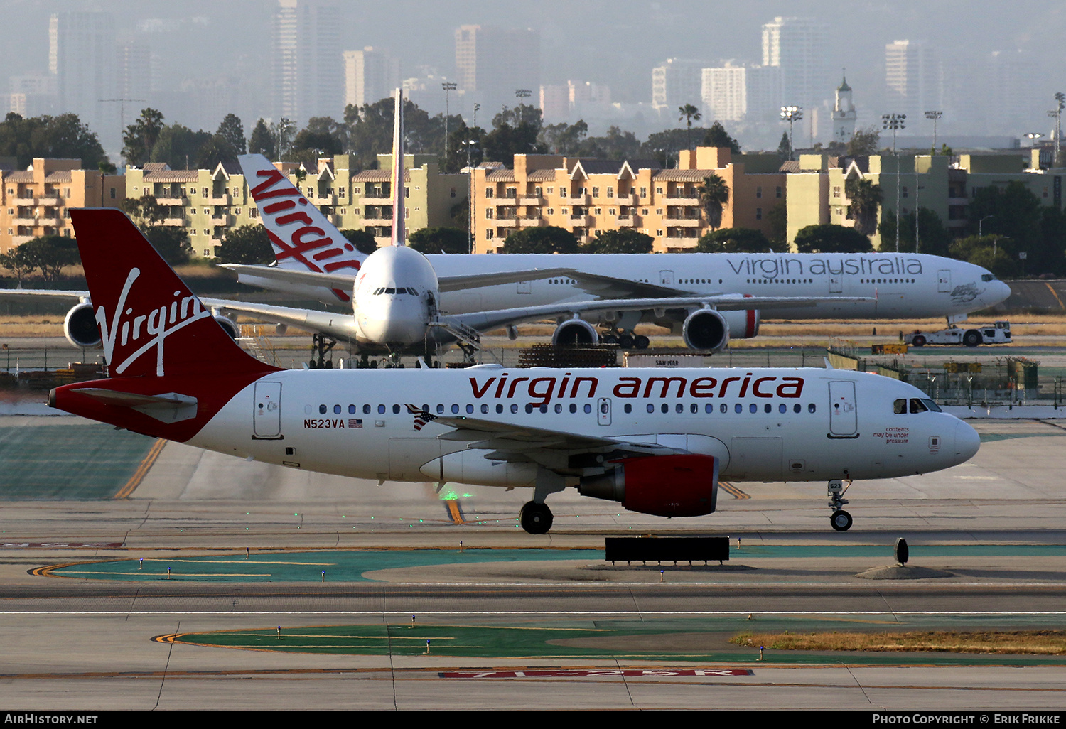 Aircraft Photo of N523VA | Airbus A319-112 | Virgin America | AirHistory.net #407749