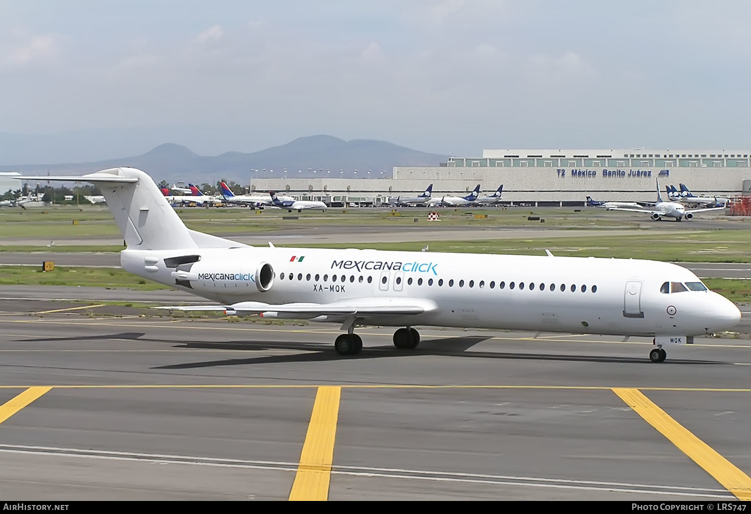 Aircraft Photo of XA-MQK | Fokker 100 (F28-0100) | MexicanaClick | AirHistory.net #407795