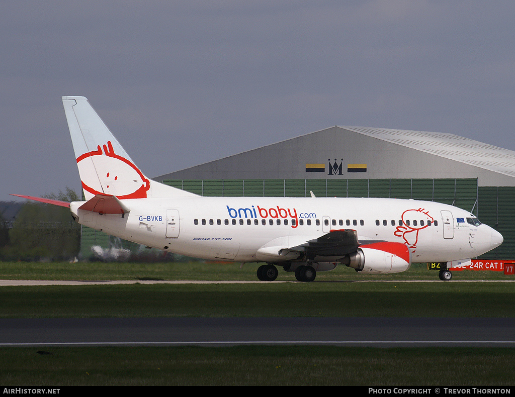 Aircraft Photo of G-BVKB | Boeing 737-59D | Bmibaby | AirHistory.net #407818