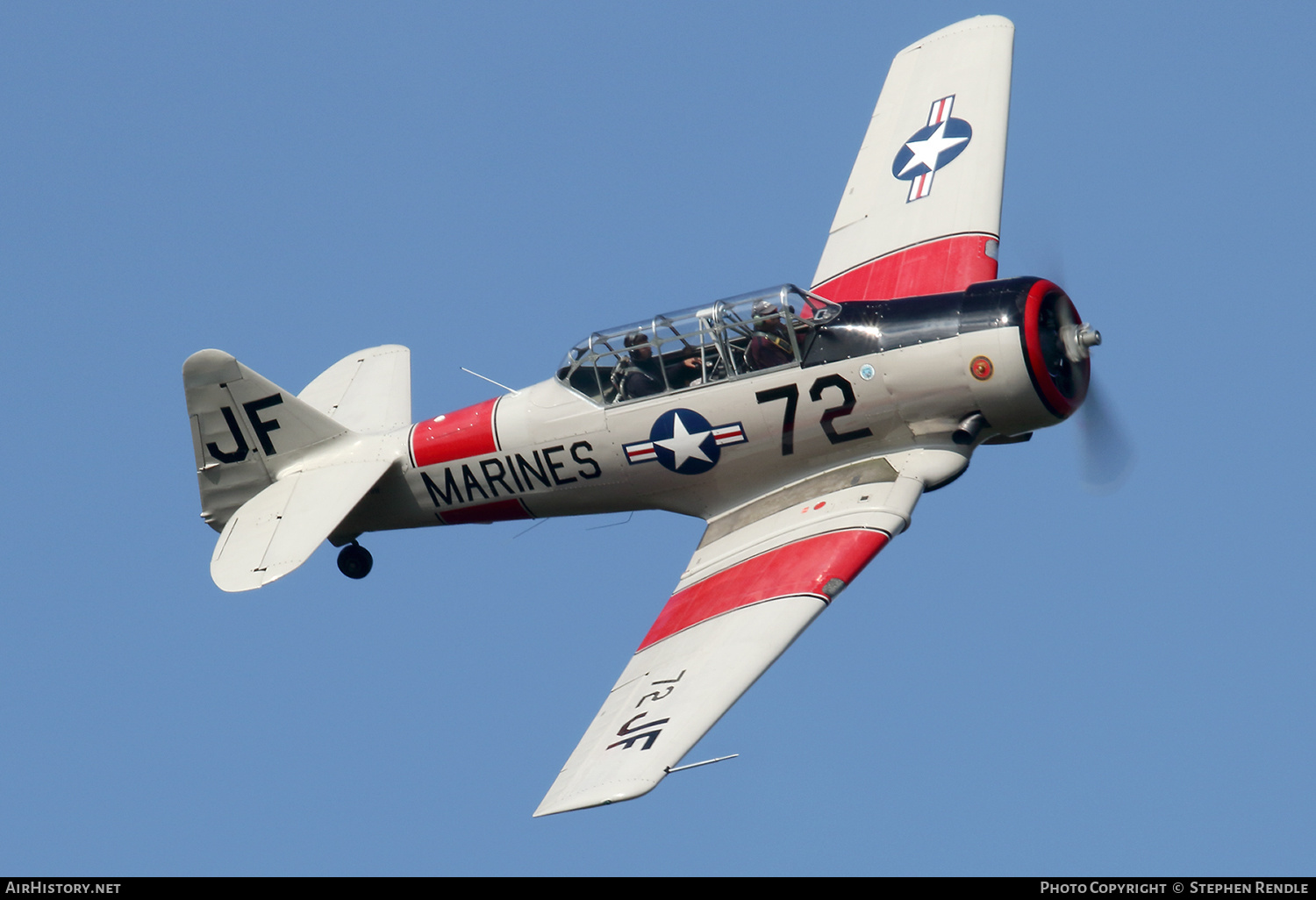 Aircraft Photo of G-DHHF | North American SNJ-5 Texan | USA - Marines | AirHistory.net #407847