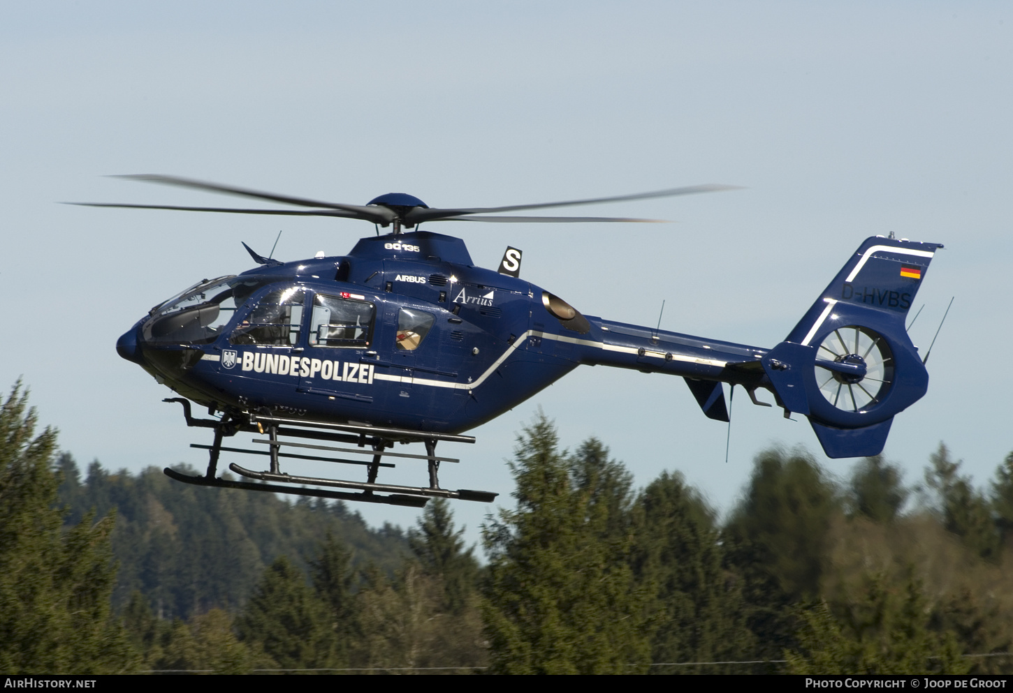 Aircraft Photo of D-HVBS | Eurocopter EC-135T-2 | Bundespolizei | AirHistory.net #407863