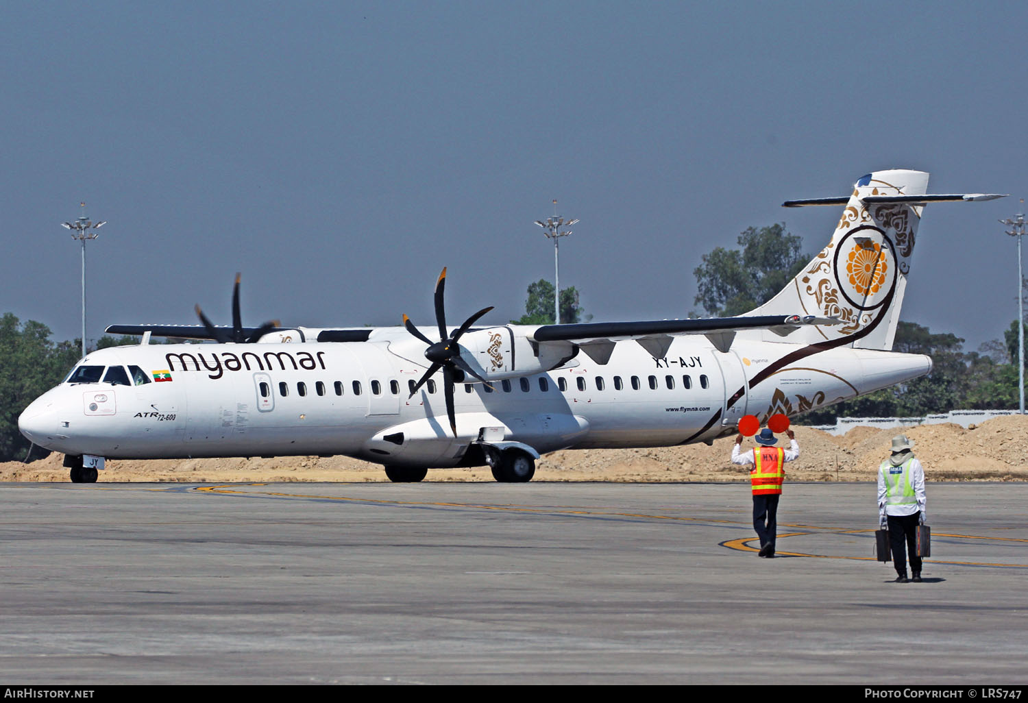 Aircraft Photo of XY-AJY | ATR ATR-72-600 (ATR-72-212A) | Myanmar National Airlines | AirHistory.net #407869