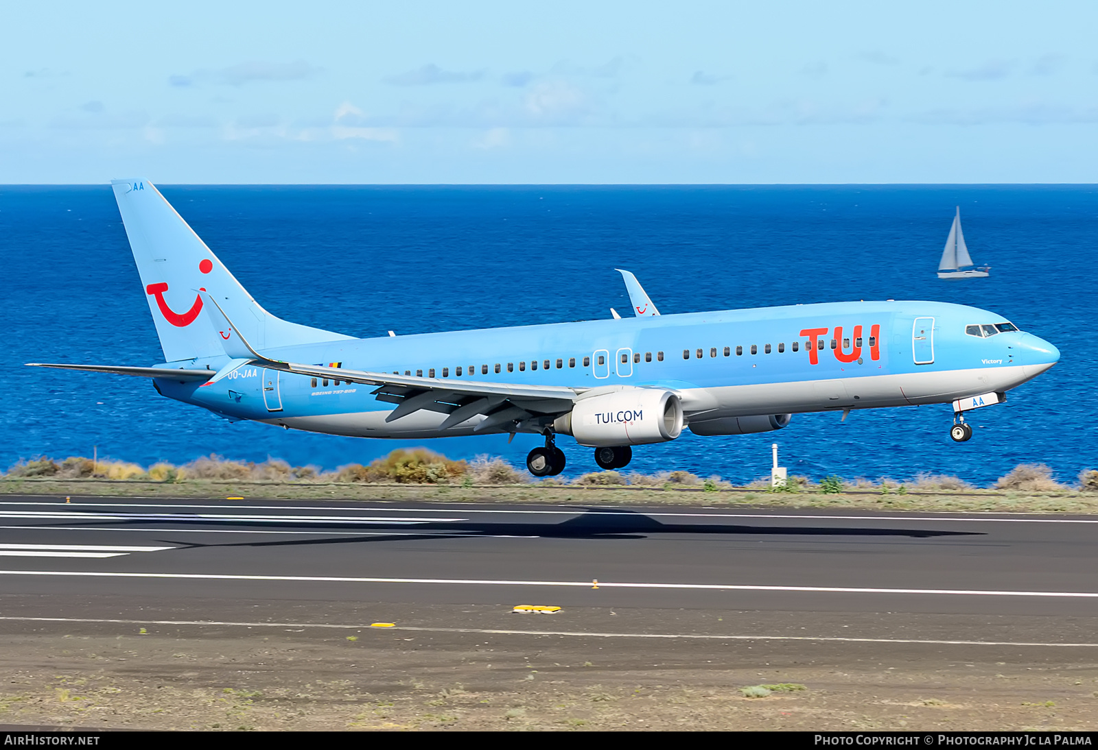 Aircraft Photo of OO-JAA | Boeing 737-8BK | TUI | AirHistory.net #407874