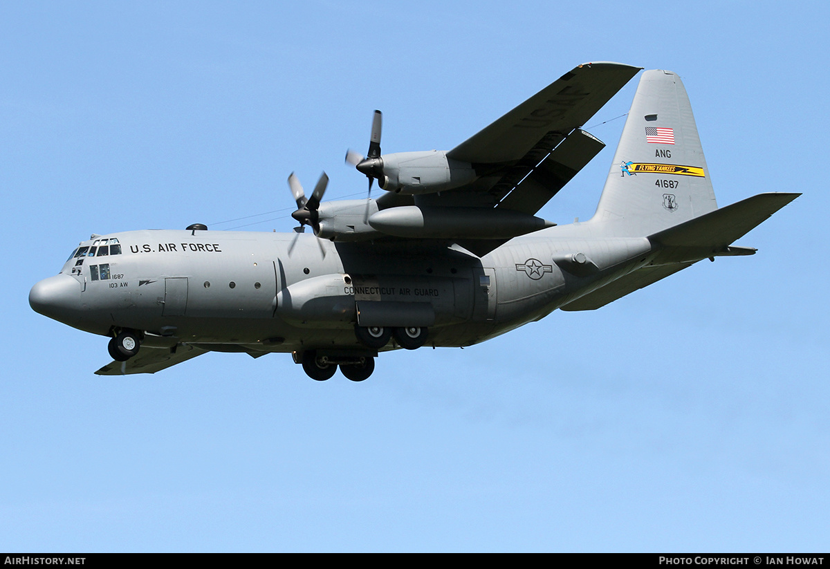 Aircraft Photo of 74-1687 / 41687 | Lockheed C-130H Hercules | USA - Air Force | AirHistory.net #407878