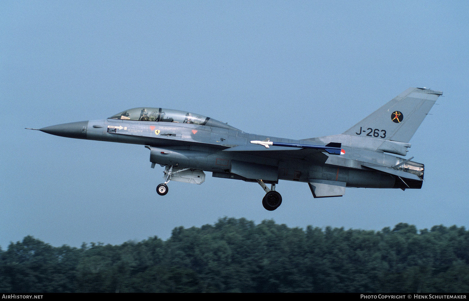 Aircraft Photo of J-263 | General Dynamics F-16B Fighting Falcon | Netherlands - Air Force | AirHistory.net #407895